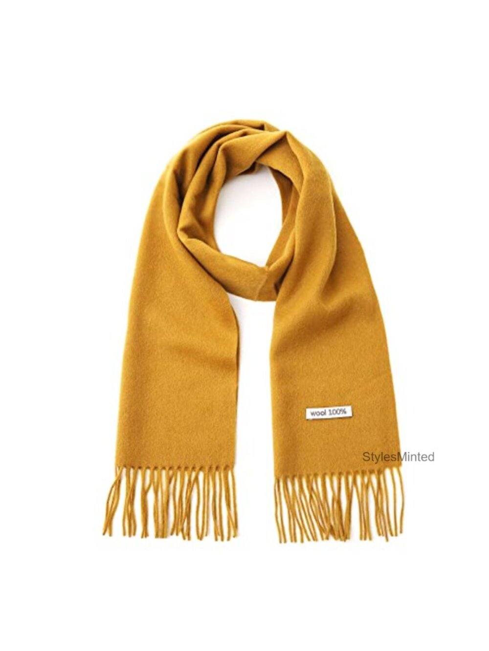 100% Pure Wool Winter Scarf Soft Warm Unisex Holiday Gift